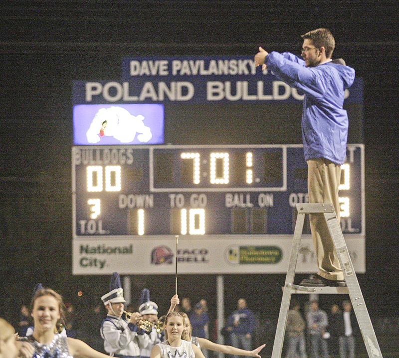 
    The photo "Poland vs Granville. High School Football, Saturday, November 1, 2008. Nick Mays.