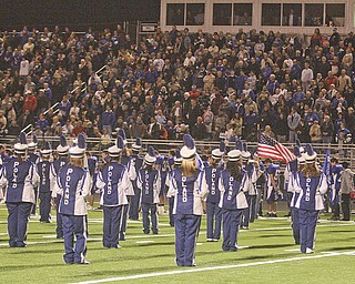 The photo "Poland vs Granville. High School Football, Saturday, November 1, 2008. Nick Mays.