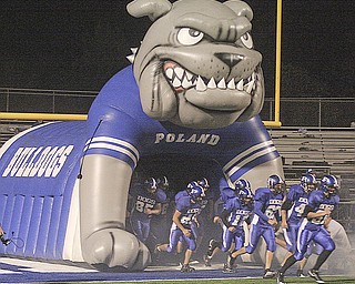 The photo "Poland vs Granville. High School Football, Saturday, November 1, 2008. Nick Mays.
