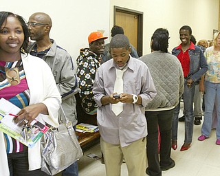 Early voters Mahoning County Board of Elections Nov. 3.