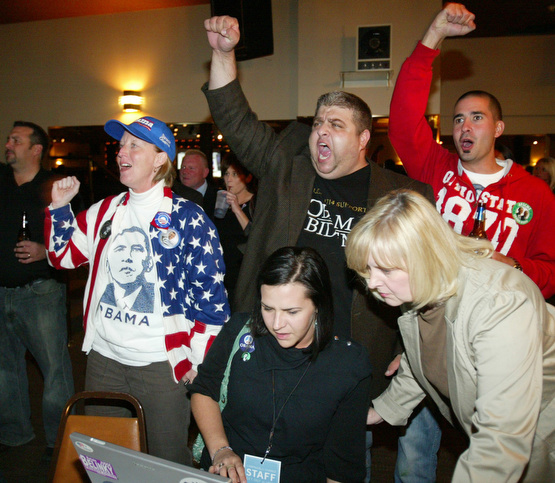 Election night Nov. 4, 2008