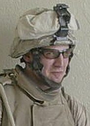LCpl Matthew T. Watson, 1st PLT
CO F
PLT 2/6, F CO
Unit 76274
FPO AE 09502-6274
Lance corporal in the U.S. Marine Corps serving in Iraq.
Attended Champion High School and Kent State University
Parents are Carl Watson of Southington and Valerie Watson and Gary Sweeney of Bazetta.