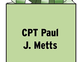 CPT Paul J. Metts
HQH 185-AR-CAB
COB Speicher
APO AE 09393
Serving in Iraq.