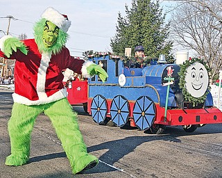 PARADE - The Christmas parade in Columbiana Saturday morning.