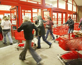 Black Friday shoppers Boardman, OH November 28, 2008.
