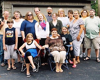"The perfect picture of togetherness. This is 3 generations of the Norwood family. It was taken in September of 2008 at a family birthday party. We get together as often as possible." Shannon Thomas, Youngstown.
