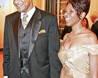 Youngstown Mayor Jay Williams and his wife, Sonja, at the second annual Mayor’s Community Celebration at the Stambaugh Auditorium in January 2006