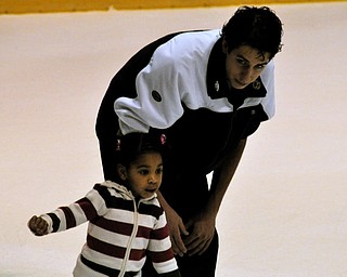 Ice skating at the Chevy Centre as part of First Night Youngstown 2009