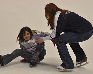 Ice skating at the Chevy Centre as part of First Night Youngstown 2009