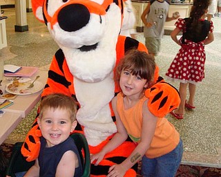 ANDREW AND MADDIE MORAN AT DISNEY WORLD. SENT BY GRANDPA JIM HICKOK OF CANFIELD