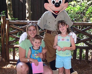 ANDREW AND MADDIE MORAN AT DISNEY WORLD. SENT BY GRANDPA JIM HICKOK OF CANFIELD