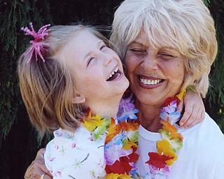 Jaime O'Connell and her grandmother, Chris Lenhart, both of McDonald, share a good laugh.