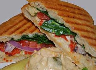 Mediterranean Panini from The Flaming Ice Cube