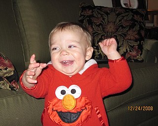 Brian Denamen of Cleveland visited his grandparents, Rich and Marcia Denamen of Austintown during the holidays.