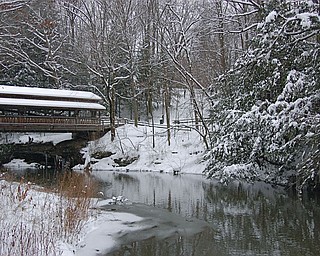 Dan Shields of Canfield found his winter wonderland here.