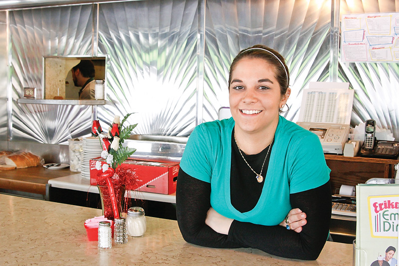 Erika Saadeh of Erika's Emerald Diner