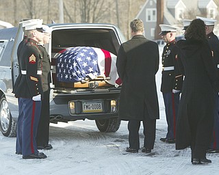 Funeral of USMC Sgt.David W. Wallace