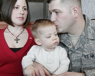 Six members of the 910th Force Support Squadron deploy to Bagram AB, Afghanistan Friday, February 6, 2009.