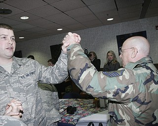Six members of the 910th Force Support Squadron deploy to Bagram AB, Afghanistan Friday, February 6, 2009.