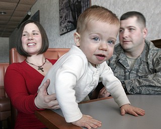 Six members of the 910th Force Support Squadron deploy to Bagram AB, Afghanistan Friday, February 6, 2009.