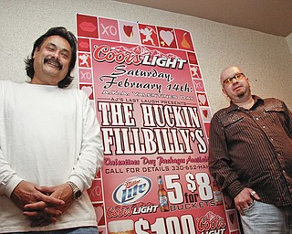 Entertainment Director Eric Stevens and Proprietor Chris Jackson at Funny Farm Comedy Club