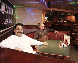 Entertainment Director Eric Stevens and Proprietor Chris Jackson at Funny Farm Comedy Club