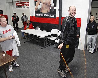Pavlik Training at Southside Boxing Club, Wednesday February 18, 2009