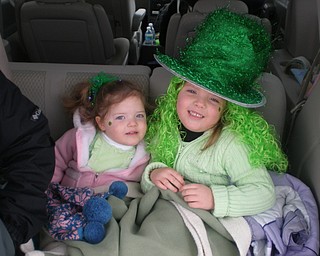 THEY LOVE A PARADE: Allison Pruchniewicz of Boardman grabbed this shot of 5-year-old Chloe and 2 1/2-year-old Emma at the St. Patrick’s Day parade in 2008.
