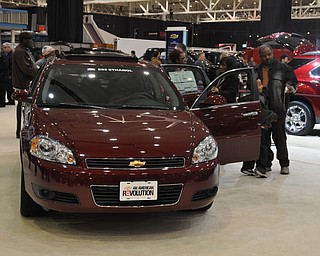 Flex fuel Chevrolet Impala at the 2009 Cleveland Auto Show