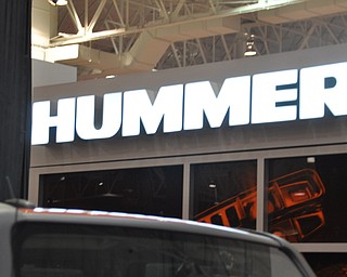Hummer display at the 2009 Cleveland Auto Show