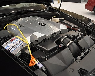 Cadillac XLR-V engine compartment