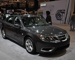 Saab 9-5 at the 2009 Cleveland Auto Show
