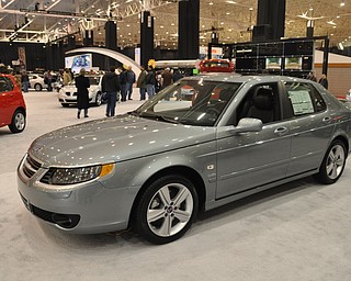 Saab 9-5 at the 2009 Cleveland Auto Show