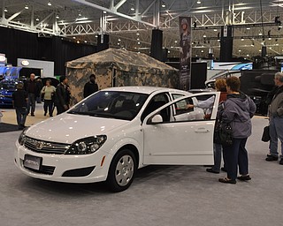 Saturn Aura at the 2009 Cleveland Auto Show