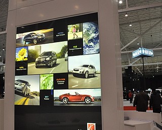 Saturn display at the 2009 Cleveland Auto Show