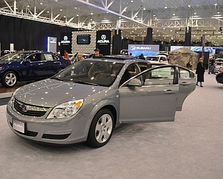 Saturn Aura at the 2009 Cleveland Auto Show