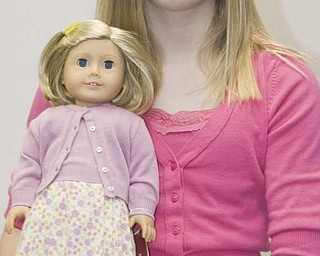 Gwendolyn Sieman, daughter of Rich and Rachel Sieman of Boardman.  The winner of The Vindicator’s American Girl Doll Writing Contest