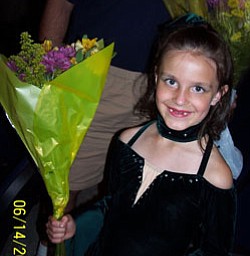 Here is my Judith Ferrett’s granddaughter, MARIA FERRETT, who lost all four of her front teeth at once. She is 8 and lives in Hartville.