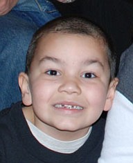 Renee Bero sent this picture of her grandson, SANTINO JORGE, a first grader who lives in Struthers. He is in the process of loosing his baby teeth.