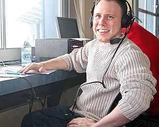 Hubbard native Ryan Gasser has become the official voice for both the YSU baseball and softball teams doing live broadcasts over the university’s Internet connections.