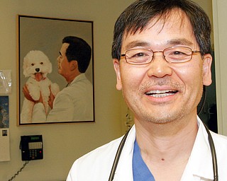 Dr. Charles Sung, a Hubbard veterinarian, who helped establish the Bummer Fund to help pay for animal care.