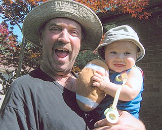 Grandpa is Kim Boehlke, and baby is Andrew James Boehlke.