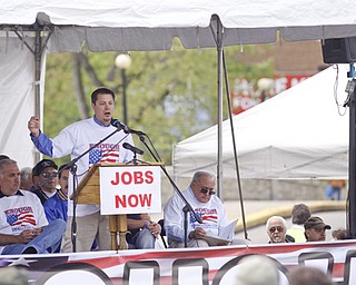 Downtown Warren rally - E.N.O.U.G.H. - Saturday May 2, 2009