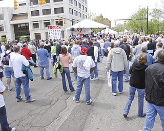 Downtown Warren rally - E.N.O.U.G.H. - Saturday May 2, 2009