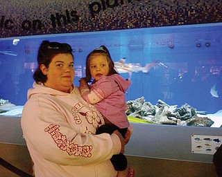 Jennifer Upright, 27, and Mikayla Upright, 3, of Boardman.