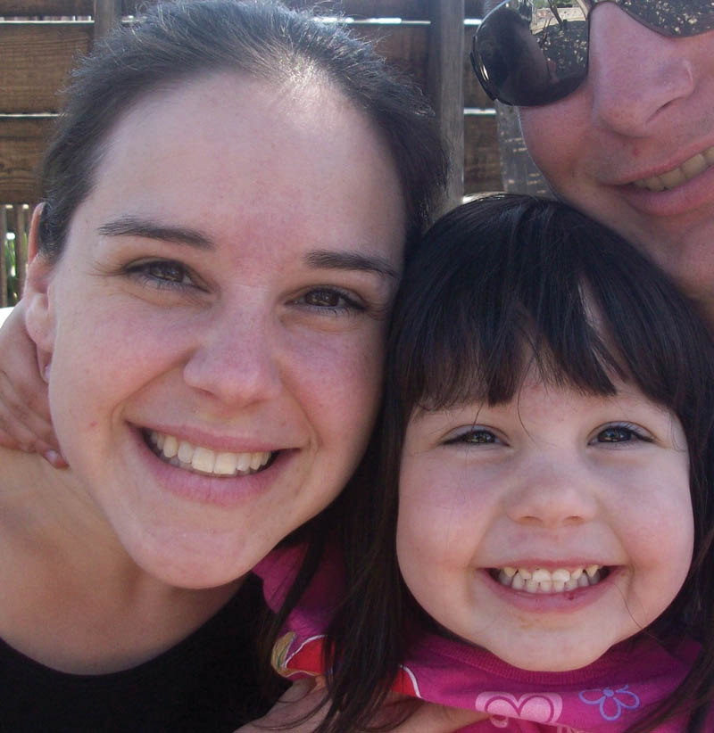 Kari Smith, 27, of Belpre, and McKenzy Smith, 3.