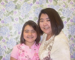 Jane Haggerty and Emily Haggerty, who will turn 10 on Monday, of Youngstown.