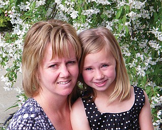 Kelley Ferguson, 39, and Sydney Ferguson, 7, of Austintown.