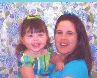 Tamara Fairburn, 23, and Demara DeVilla, 35 months, of Mineral Ridge.