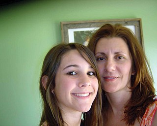 Suzanne Schisler, 41, and Sydney McGuire, 13, of Greenford.